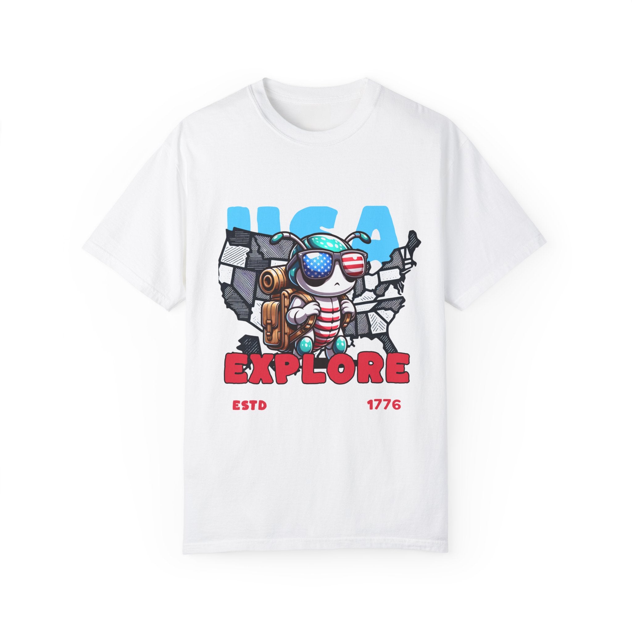 USA Explore T-shirt - Fun and Adventurous Summer Style
