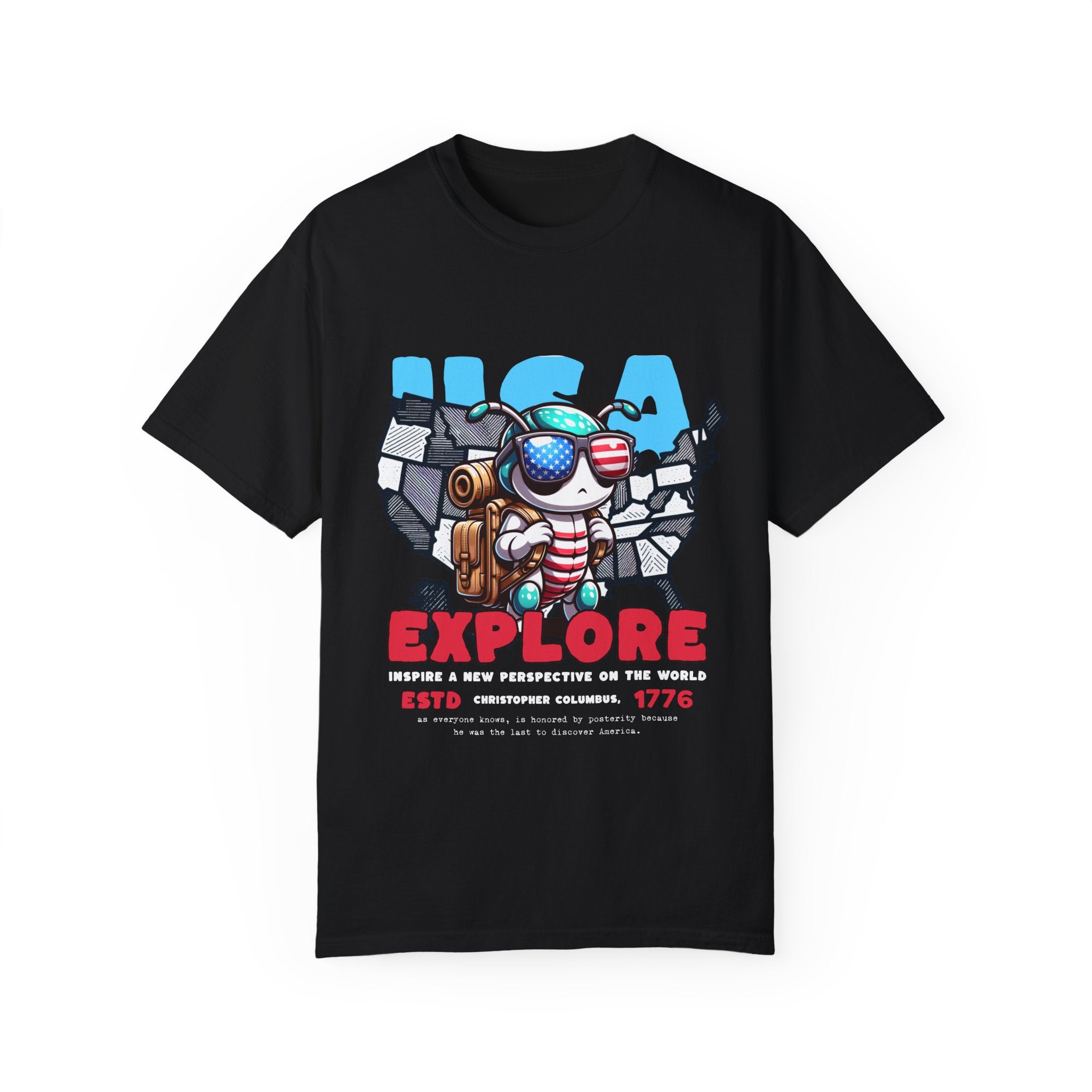 USA Explore T-shirt - Fun and Adventurous Summer Style