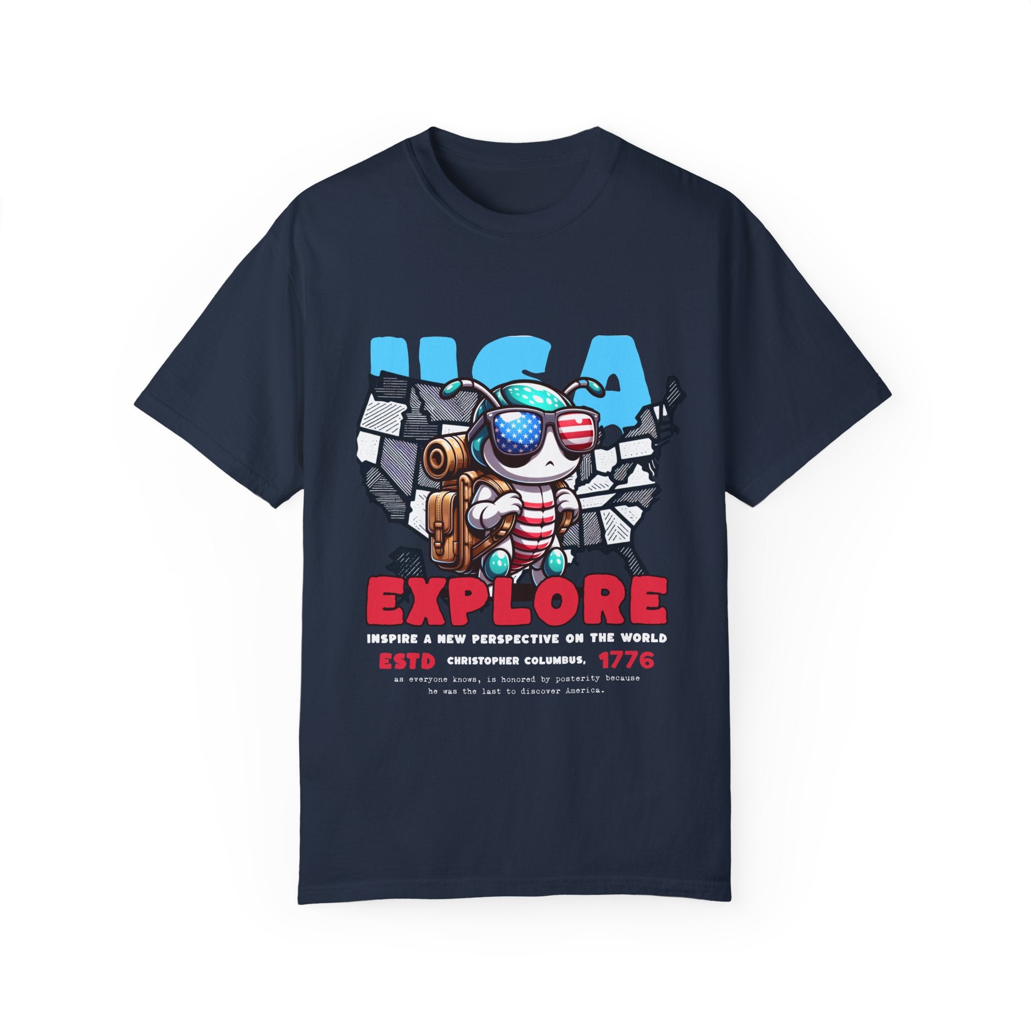 USA Explore T-shirt - Fun and Adventurous Summer Style